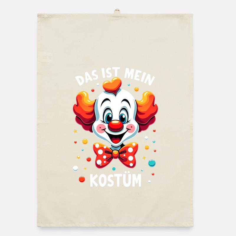 Déguisement de clown de carnaval Carnaval Carnaval Torchon bio