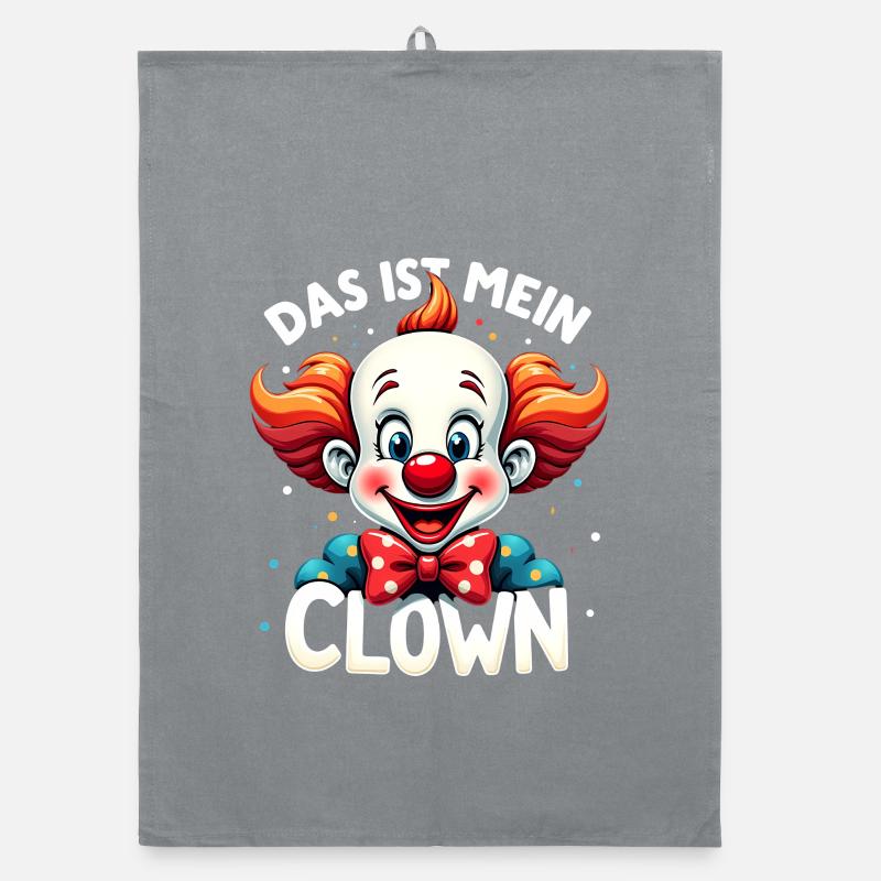 Carnival Clown Costume Carnival Carnival Organic dish towel