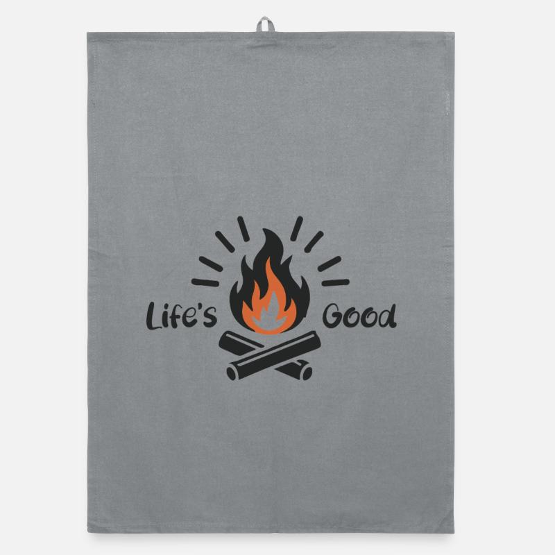 Life's Good - Organic Geschirrtuch - Grau