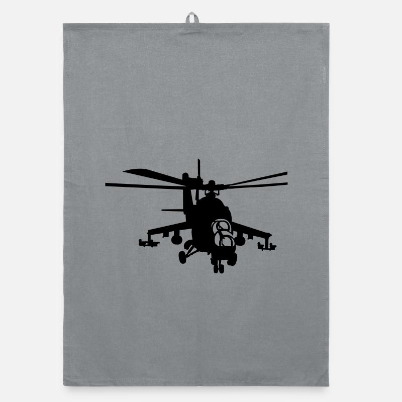 Helicopter Mi-24 Organic dish towel