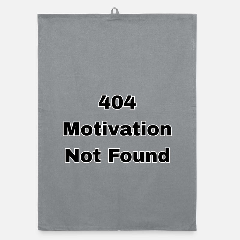 404 Motivation Not Found – Minimalist Organic dish towel