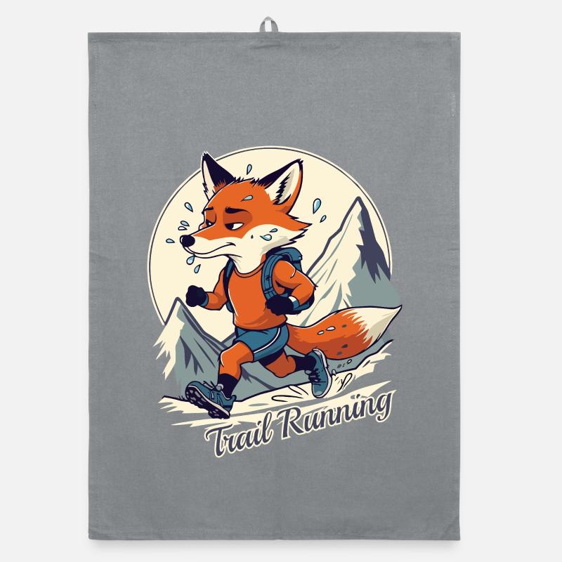 Trail running Organic dish towel