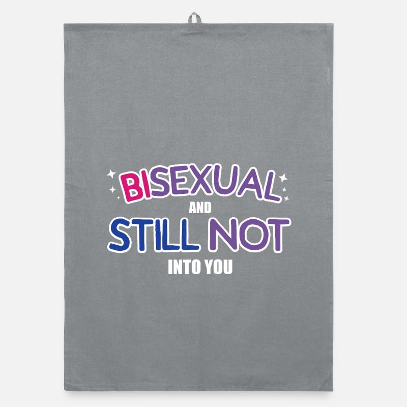 Bisexual And Still Not Into You Design Organic dish towel