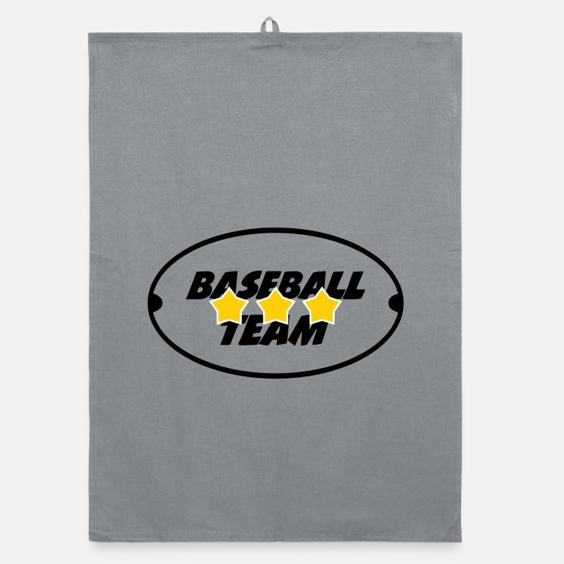 Baseballmannschaft – Sport Organic Geschirrtuch