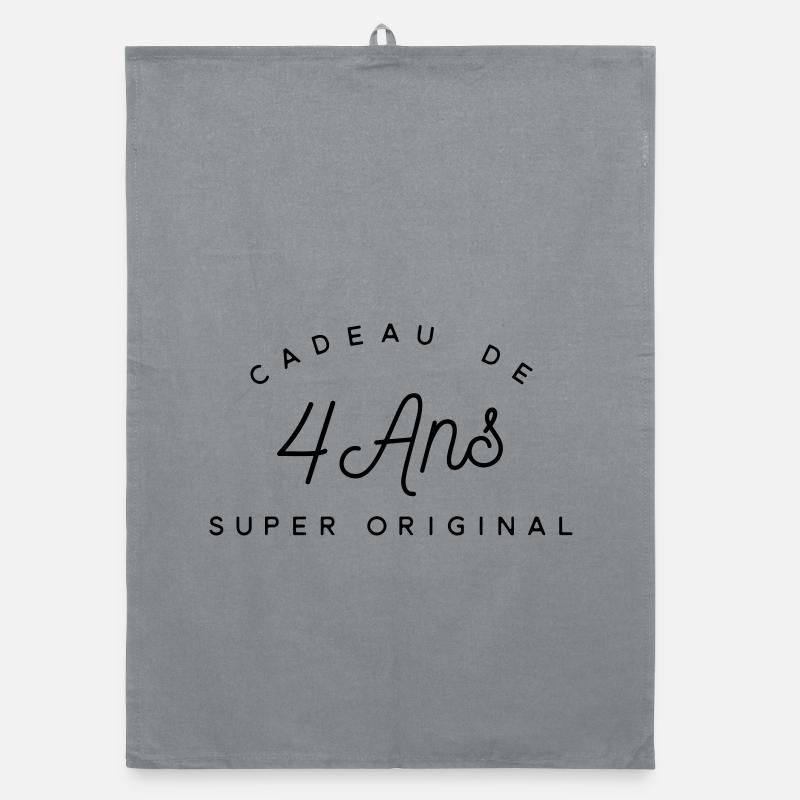 Cadeau 4 ans  Torchon bio