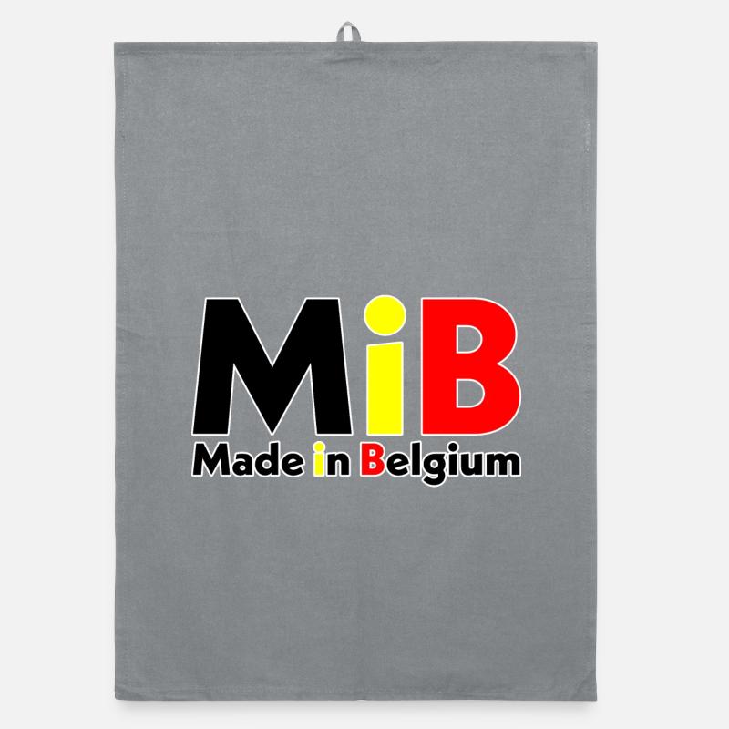 MiB — Made in Belgium Version 2024 - Organic Geschirrtuch - Grau