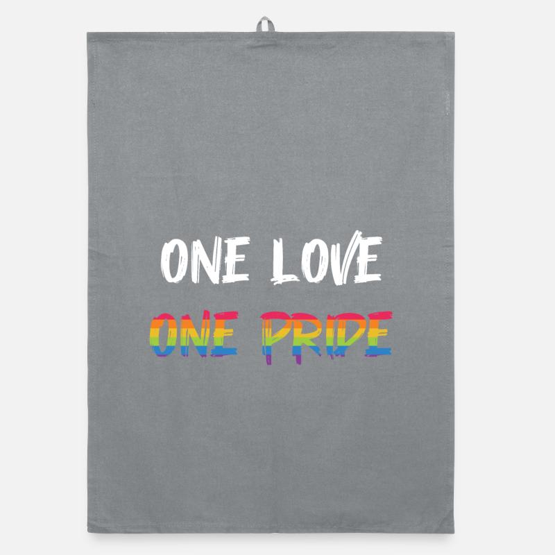 LGBT Pride Month - Eine Liebe, eine Pride Organic Geschirrtuch