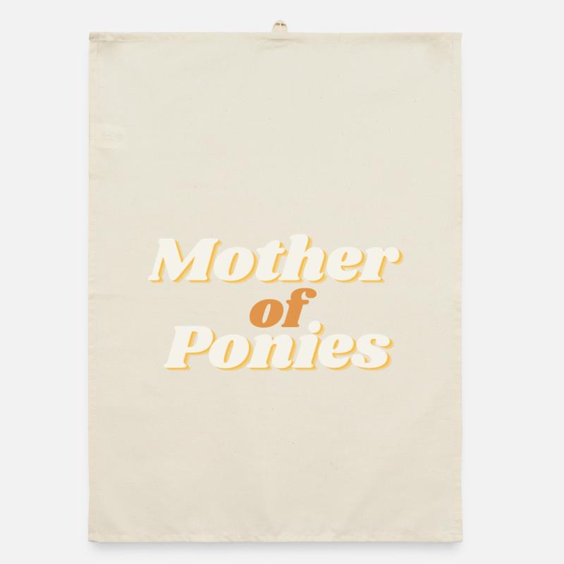 ! Mère de poneys - Mutter von Ponys Torchon bio