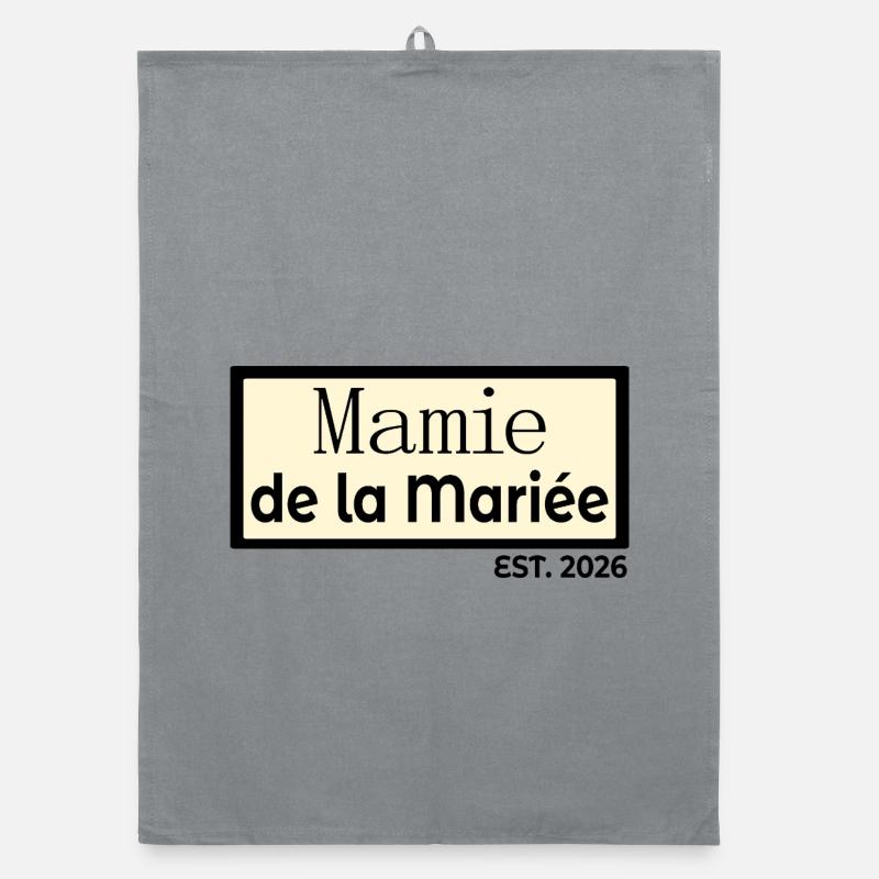 Großmutter der Braut Organic Geschirrtuch