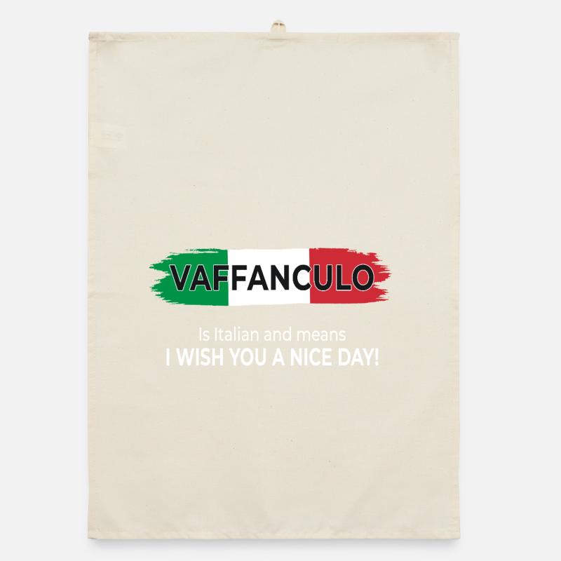 Vaffanculo – Have a nice day! Organic dish towel