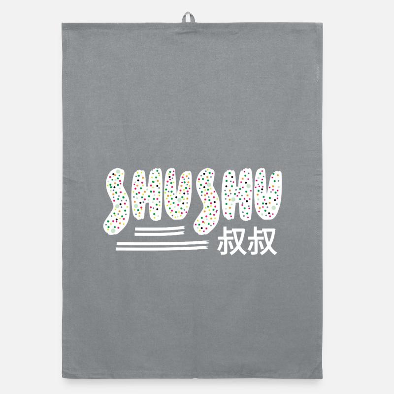 Shushu name Chinesisch  Organic Geschirrtuch
