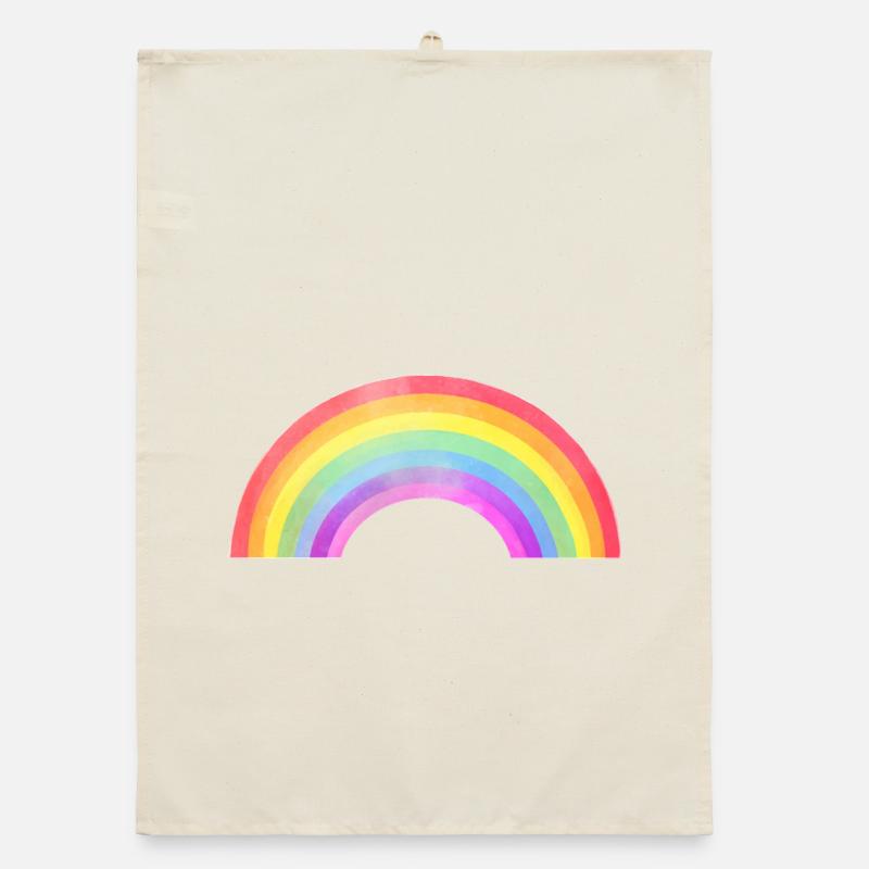 Rainbow Arch Organic dish towel