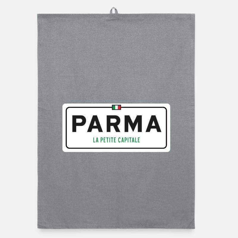 Ortsschild von Parma Organic Geschirrtuch
