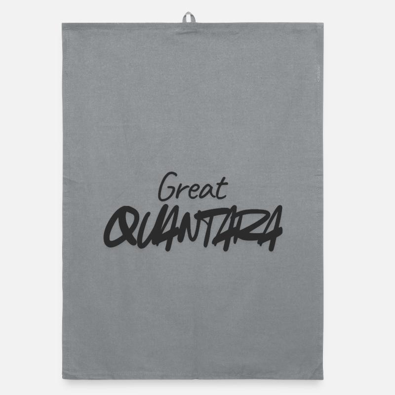 Great Quantity Graffiti Script Organic Geschirrtuch