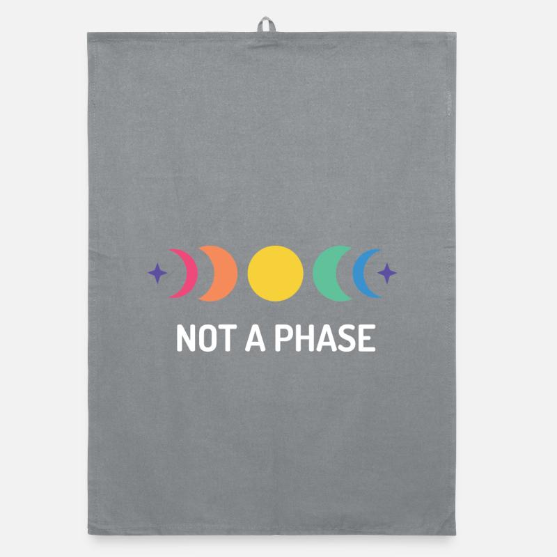 LGBT Pride Month - Not A Phase Organic dish towel