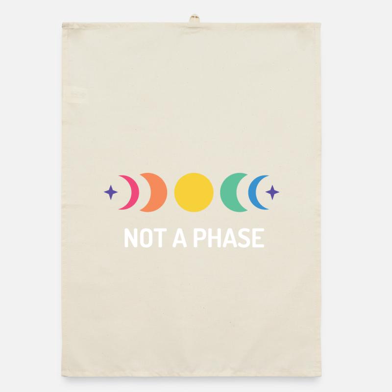 LGBT Pride Month - Not A Phase Organic dish towel