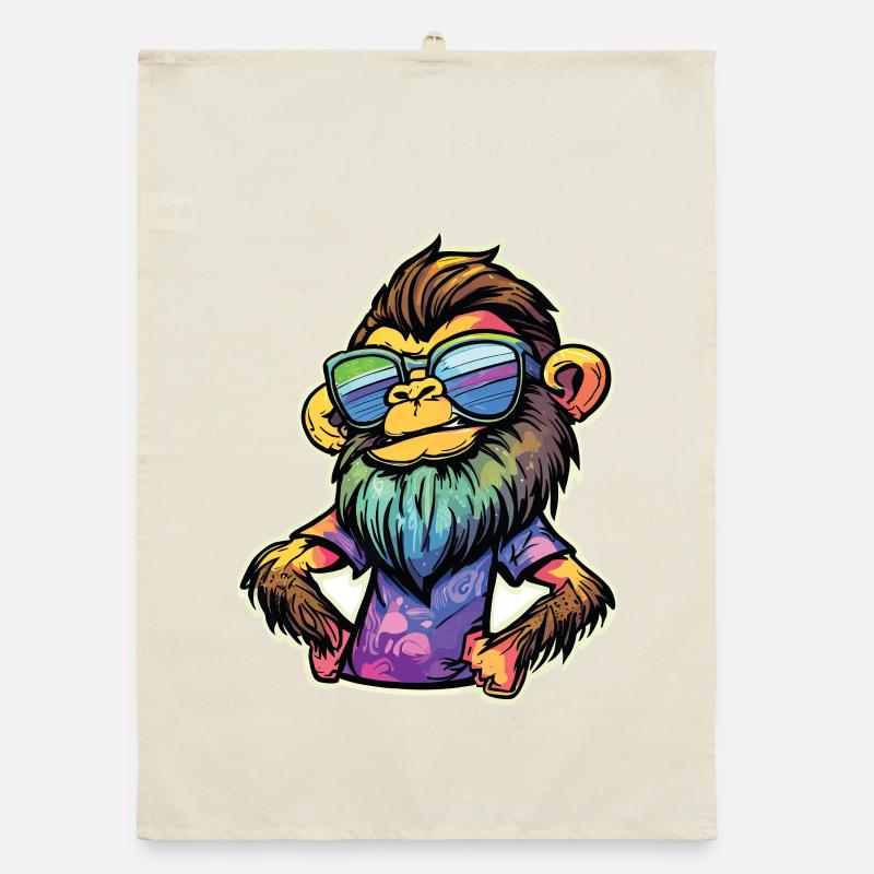 Singe Funky Torchon bio