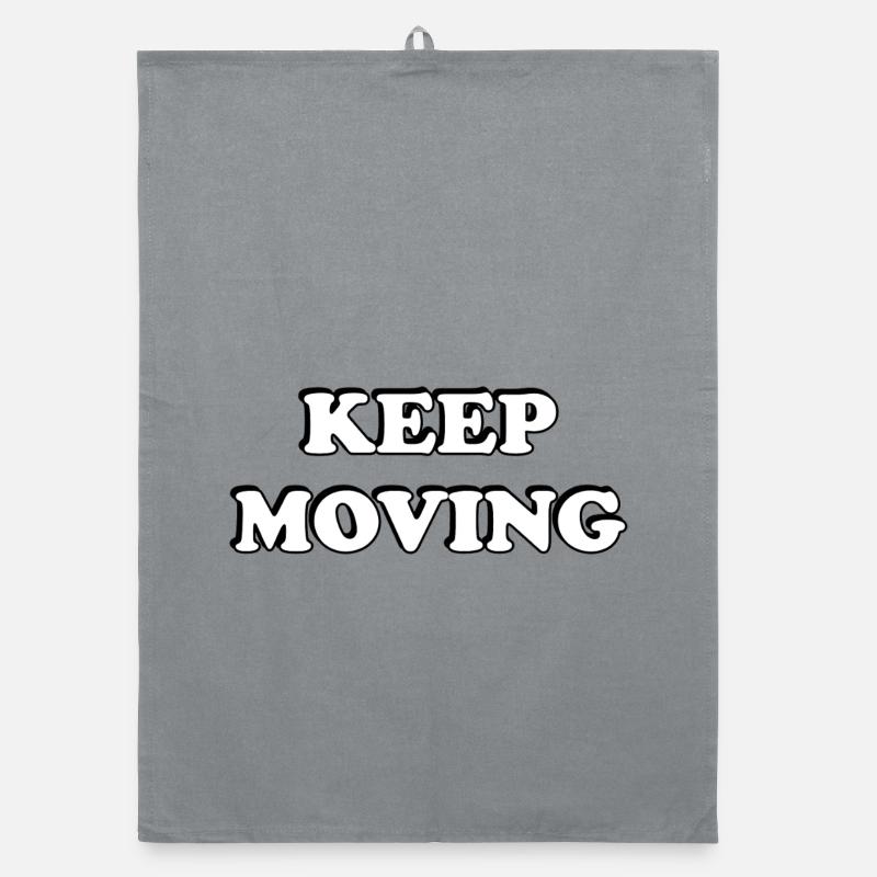 Keep Moving  Organic dish towel