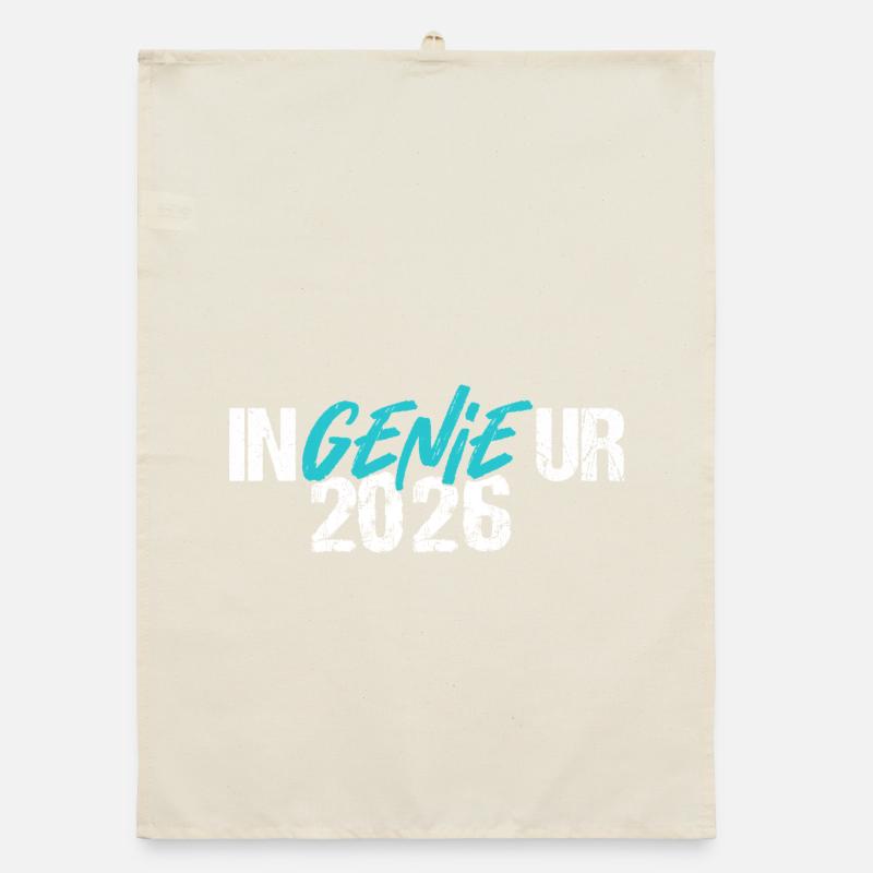 Engineer Genie Graduation 2026 Organic dish towel