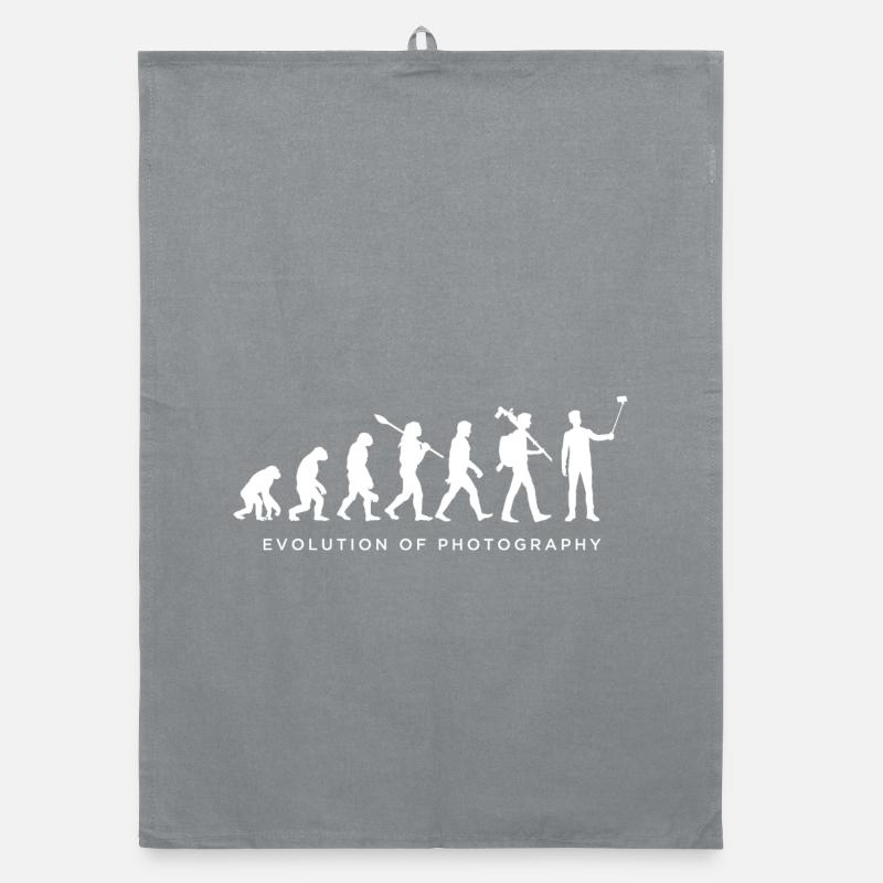 Evolution of photography Organic dish towel