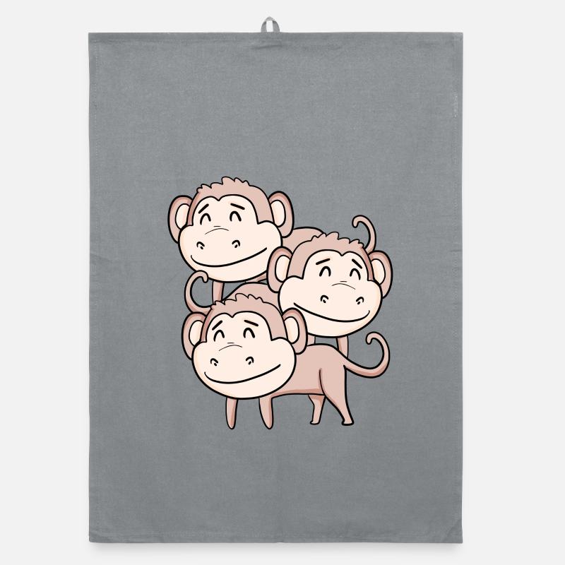 Singes mignons - Singe Torchon bio