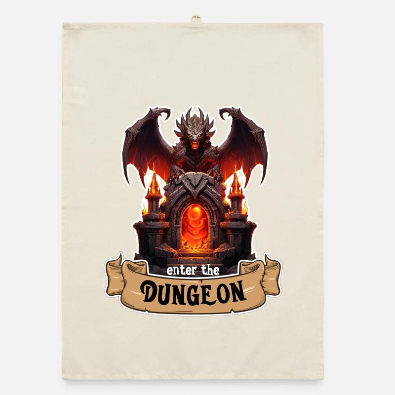 Entrez dans le Dunegon RPG Gate Dragon Torchon bio