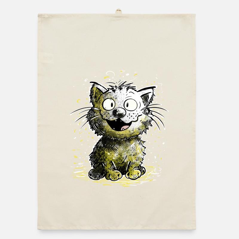 Le chat rit Torchon bio