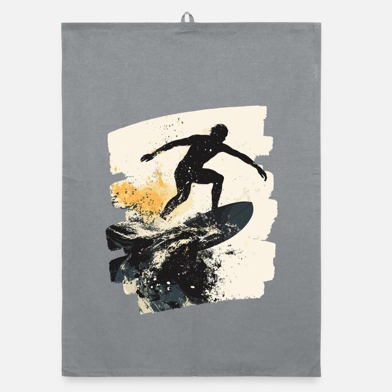 Surfeur Surf Planche de surf Surf Torchon bio