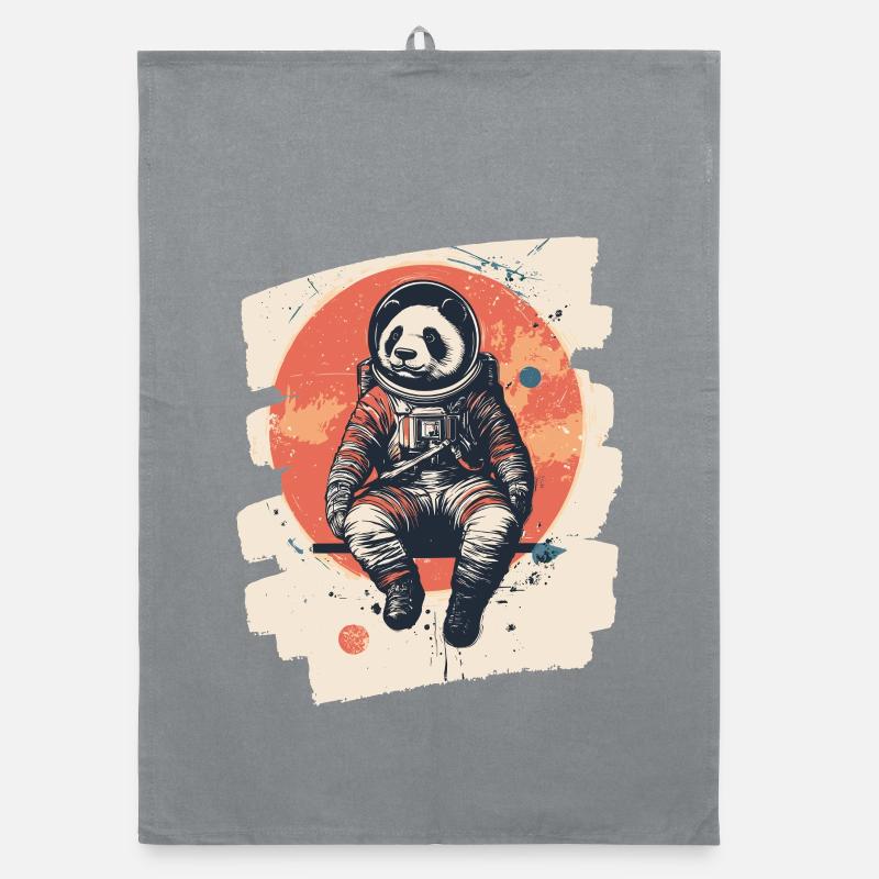 Panda Astronaute Torchon bio