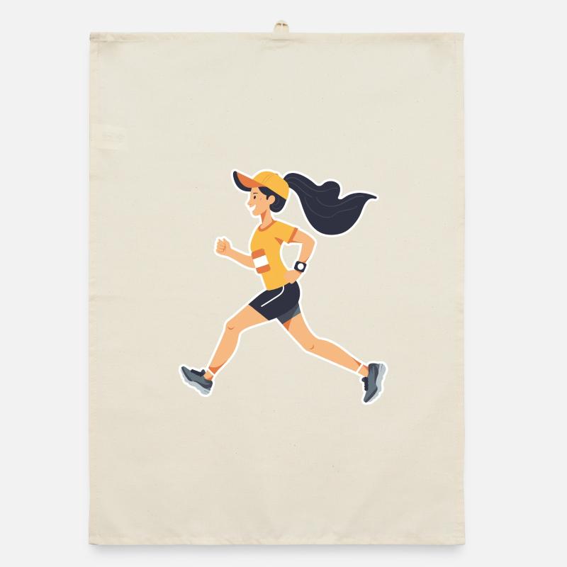 Runner Comic Organic dish towel