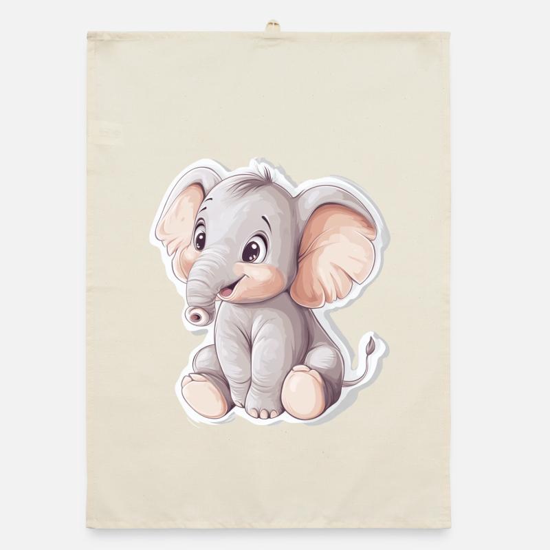 Éléphant Torchon bio