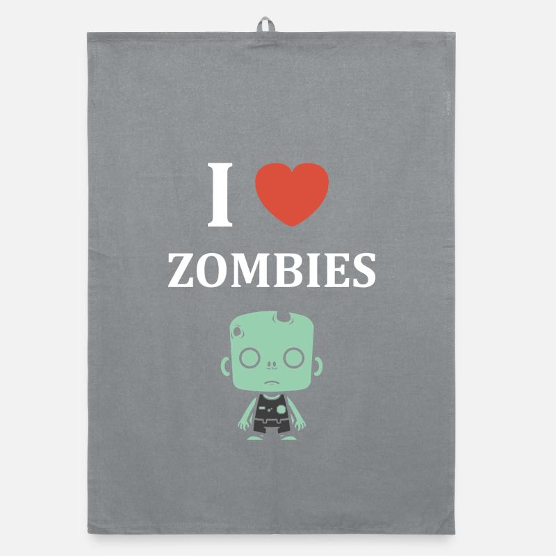 Zombies Mignon Illustration Originale Torchon bio