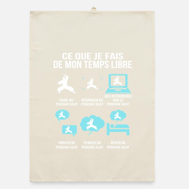 Ce que je fais de mon temps libre Pencak Silat Torchon bio