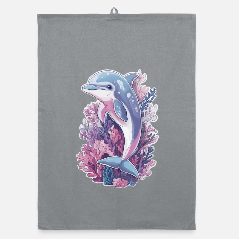 Dolphin Organic dish towel