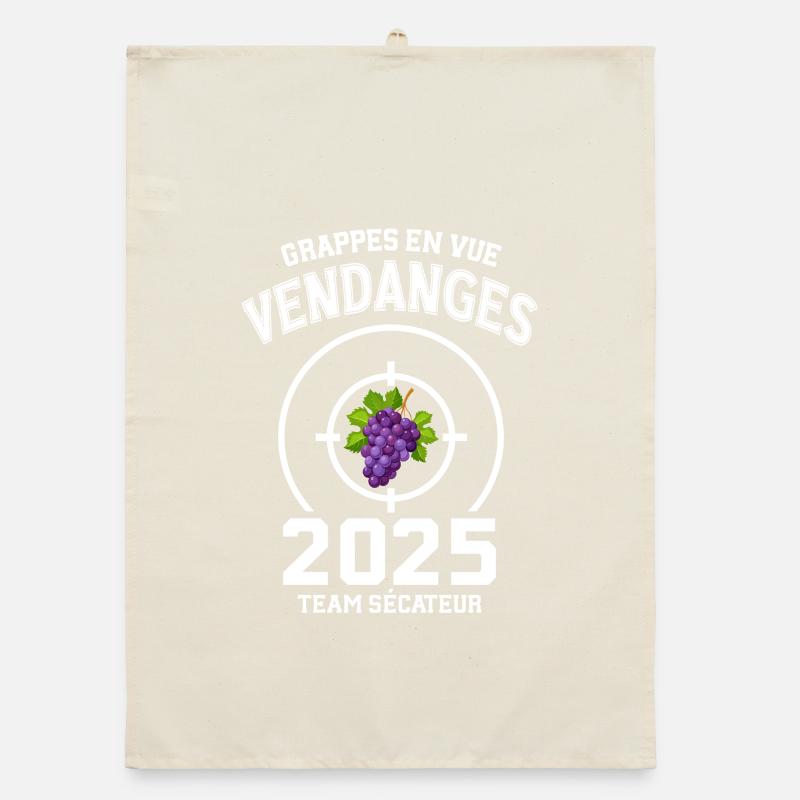 Vendanges 2025 Grappe de Vigne et Cible Torchon bio