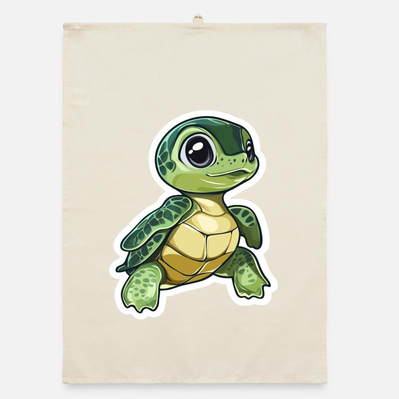 Turtle Organic dish towel