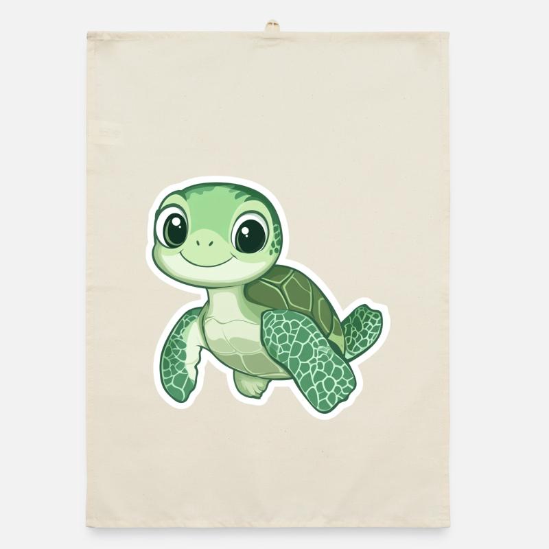 Turtle Organic dish towel