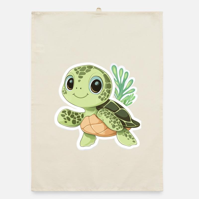 Turtle Organic dish towel