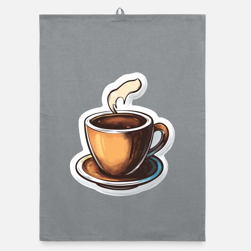 Kaffee Organic Geschirrtuch