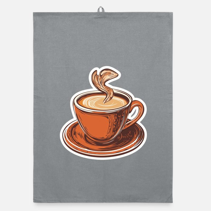 Kaffee Organic Geschirrtuch