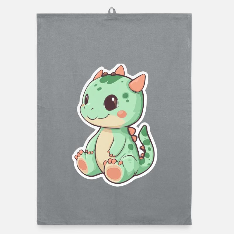 Dinosaurier Organic Geschirrtuch