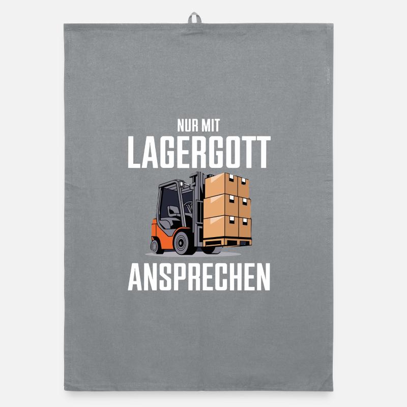 Only Approach Warehouse God Forklift Driver Organic dish towel