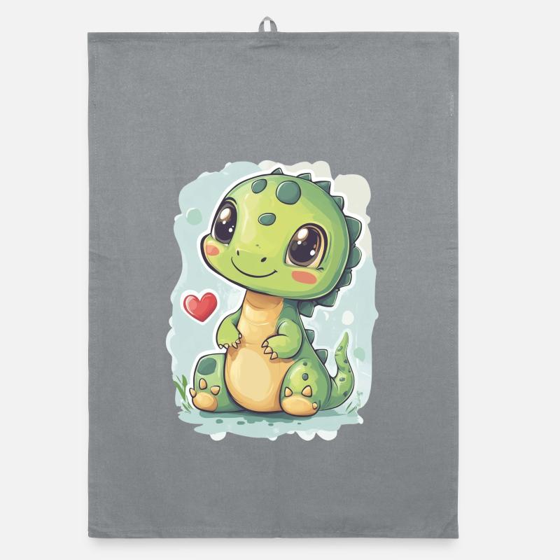 Dinosaurier Organic Geschirrtuch