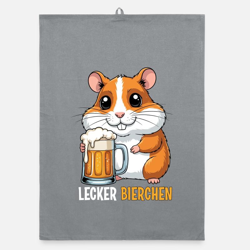 Lecker Bierchen Organic Geschirrtuch