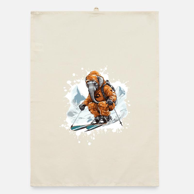 Ski d’éléphant Ski Torchon bio