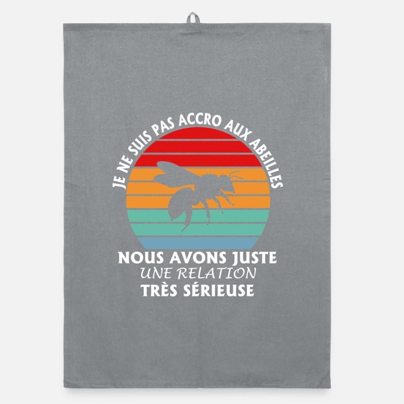 I'm not addicted to bees Organic dish towel