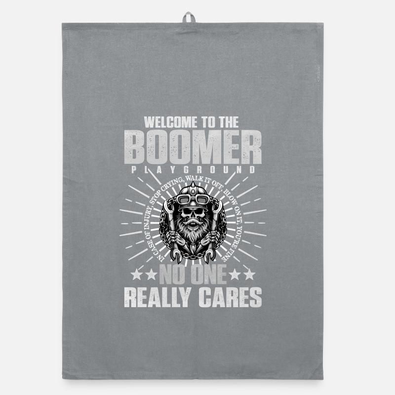 Conception de crâne Boomer Paradise Torchon bio