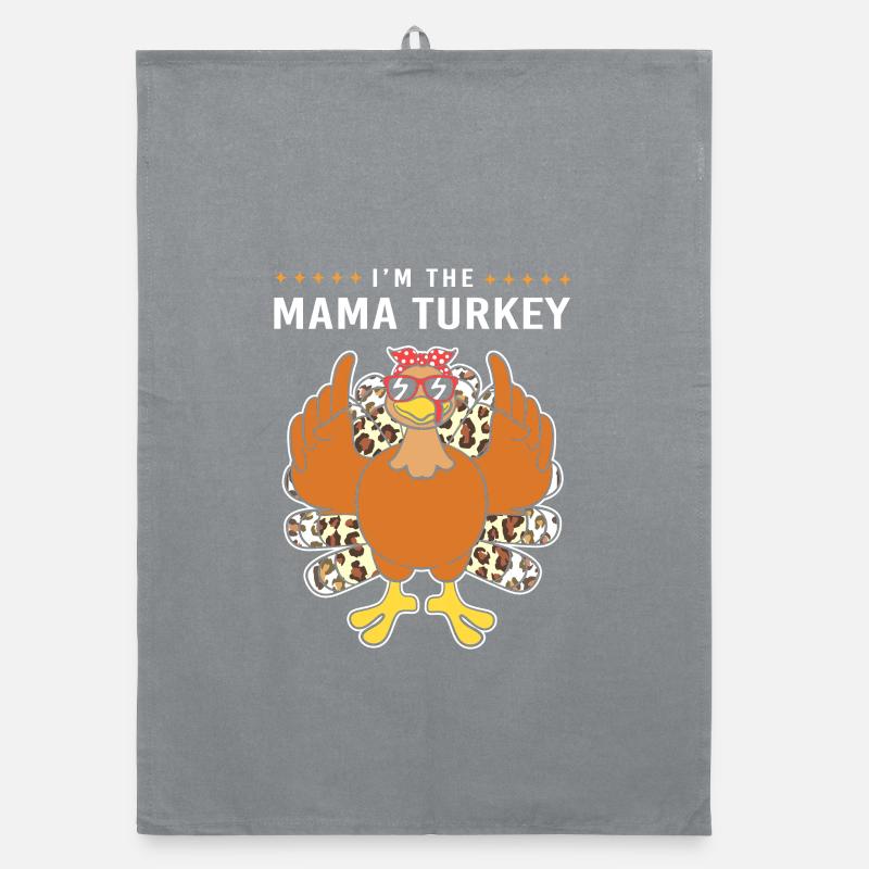 Thanksgiving Mama Mutter Oma Großmutter Organic Geschirrtuch