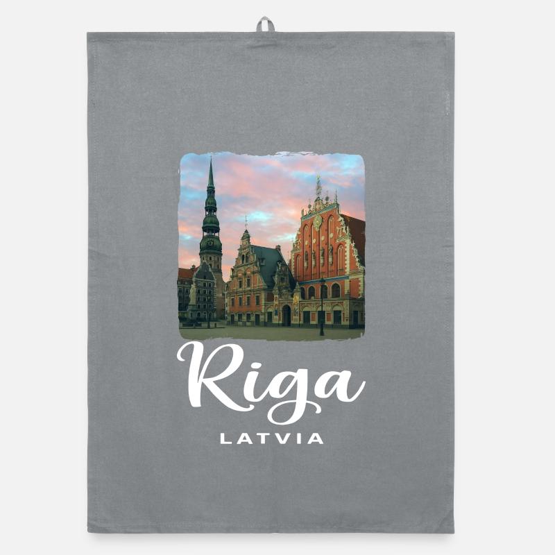 Riga, Lithuania Organic dish towel