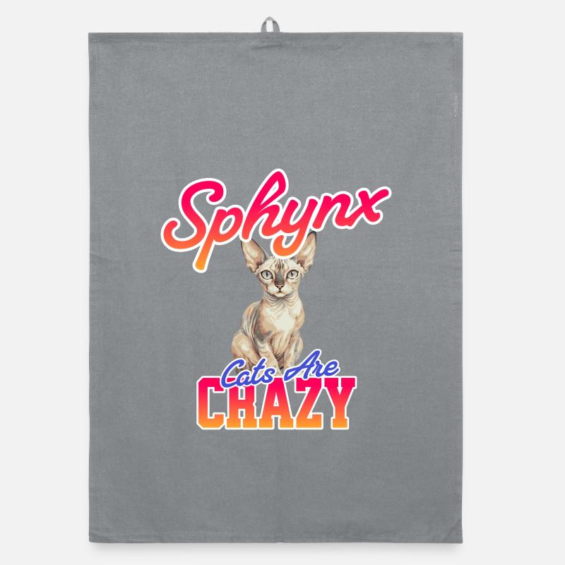 Sphynx Chat Drôle Torchon bio